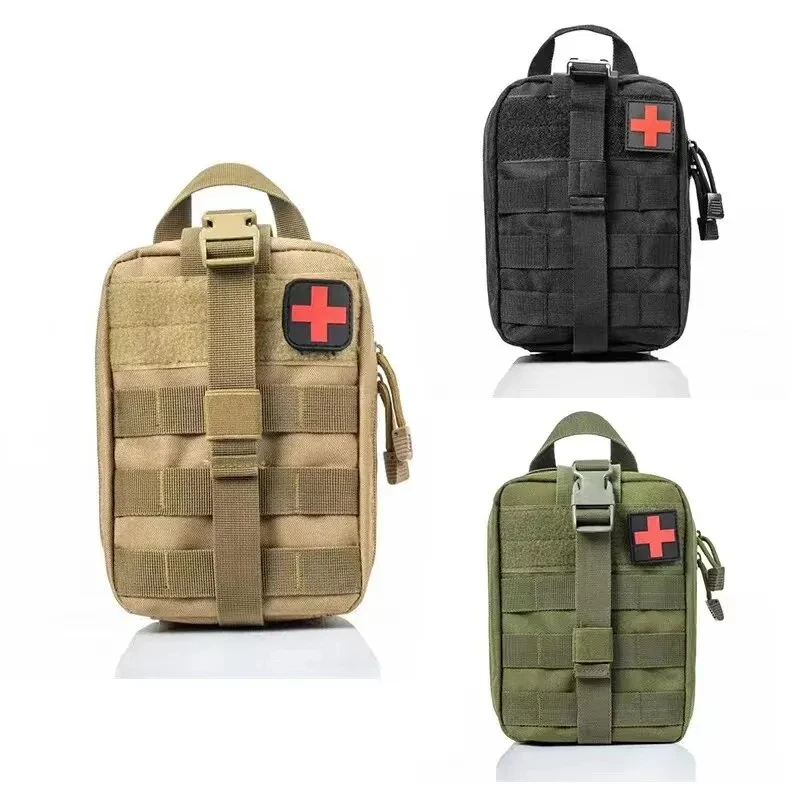 Outdoor Hunting Kit - ยุทธวิธีชุดปฐมพยาบาลถุงแพทย์ฉุกเฉินกลางแจ้งการล่าสัตว์รถ Camping MOLLE Survival เครื่องมือ EDC