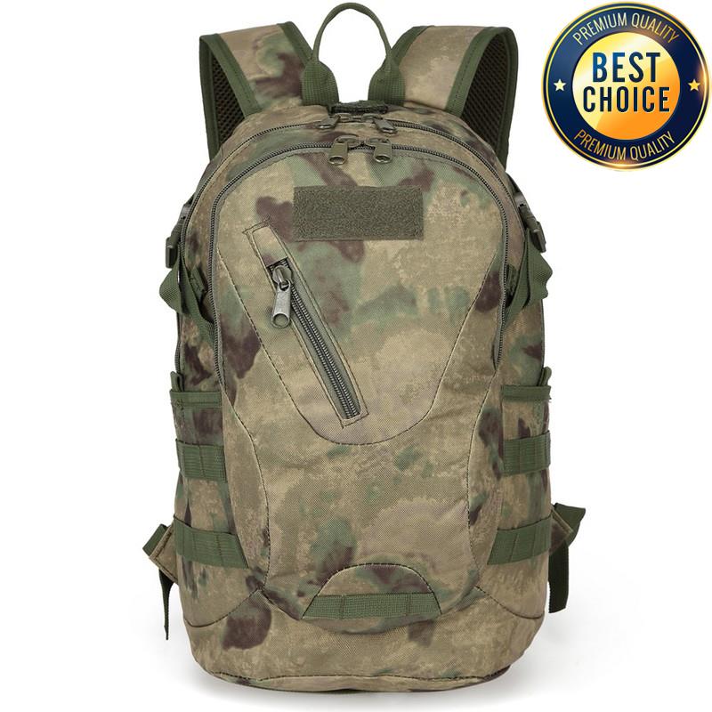 Hunting Outdoors - กระเป๋าเป้เดินทาง กระเป๋าเป้ทางยุทธวิธี 900D กระเป๋าเดินป่าลายพราง กระเป๋าเดินทางสำหรับล่าสัตว์ ปีนเขา