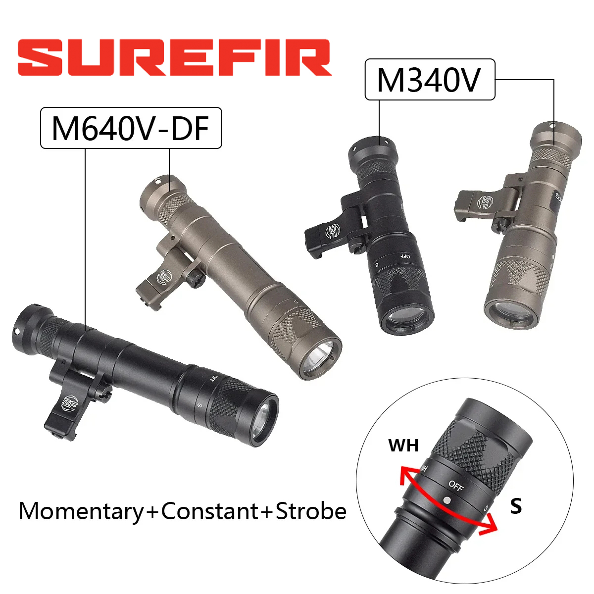 Hunting Outdoor Store - ไฟฉาย Surefir M600 M340 DF M640