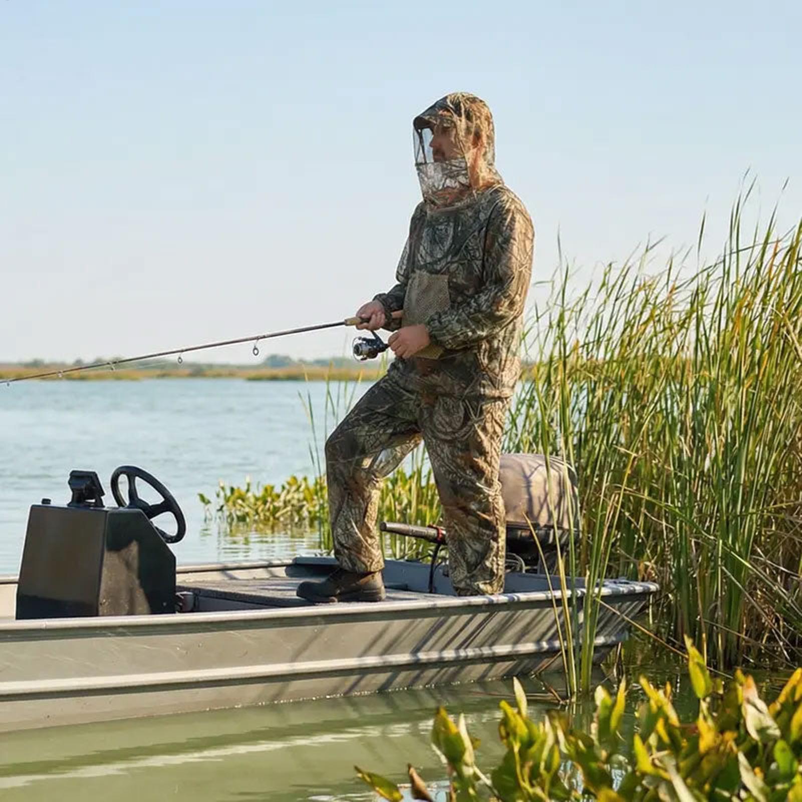 ชุดล่าสัตว์สำหรับผู้ชาย ชุดตาข - Outdoor Hunting Outfit บทวิจารณ์และราคา