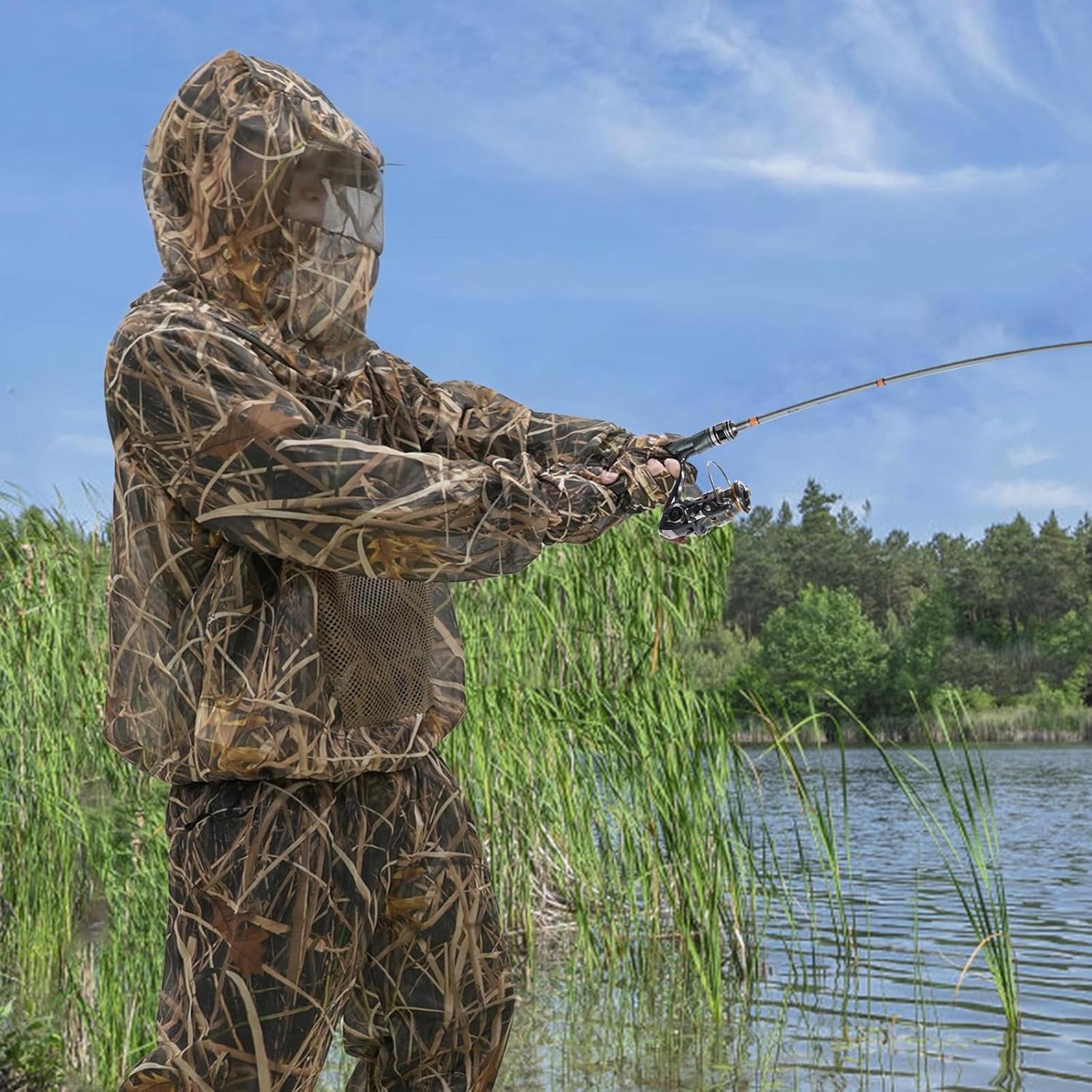 ชุดล่าสัตว์แบบตาข่ายป้องกันแมล - Outdoor Hunting Outfit บทวิจารณ์และราคา
