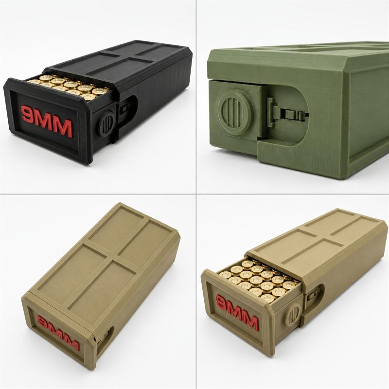 กล่องเก็บกระสุน 9 มม. แบบพิมพ์ - Hunting Outdoor Store บทวิจารณ์และราคา