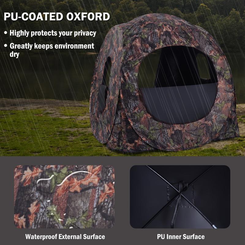 เต็นท์ล่าสัตว์แบบป๊อปอัพ 3 คน, - Hunting Outdoors บทวิจารณ์และราคา