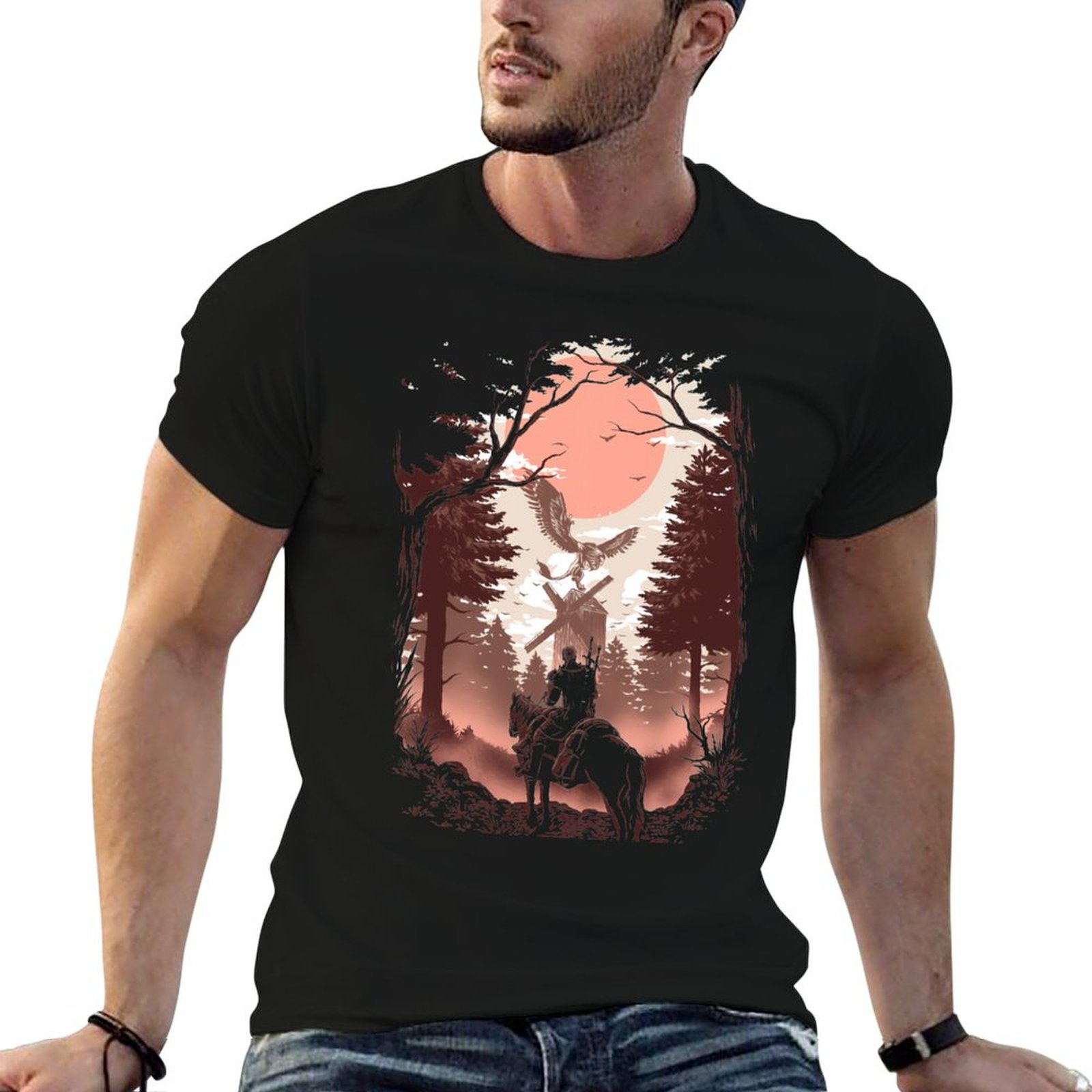 เสื้อยืด The Wild Hunt เสื้อยื - Wildman Hunting & Outdoor Polokwane Photos บทวิจารณ์และราคา