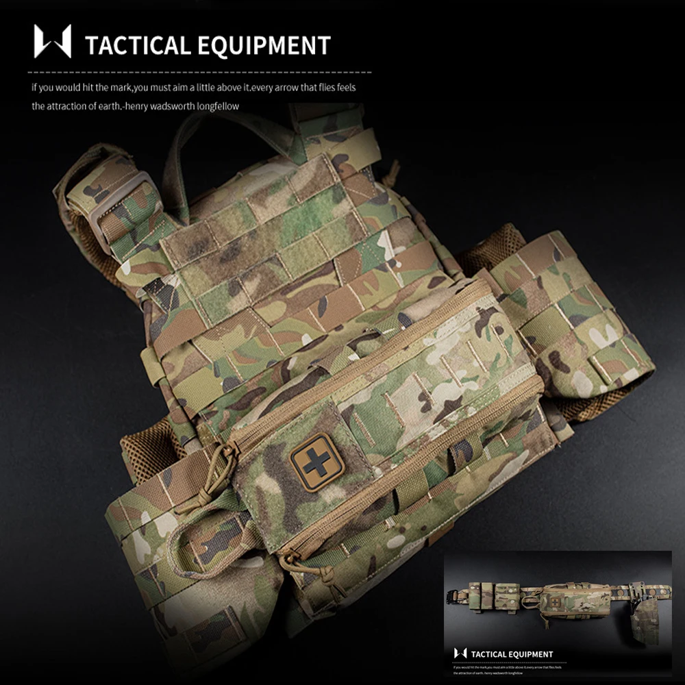 เสื้อกั๊กกระเป๋าคาดเข็มขัดเอวส - Outdoor Hunting Kit บทวิจารณ์และราคา