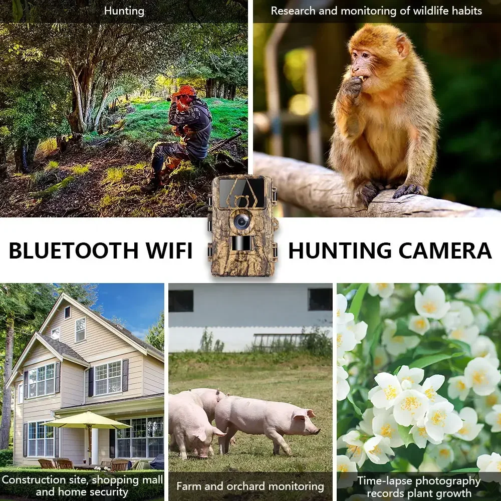 กล้องดิจิตอล PR801W WIFI 8K 60 - Outdoor Hunting Camera Wifi บทวิจารณ์และราคา