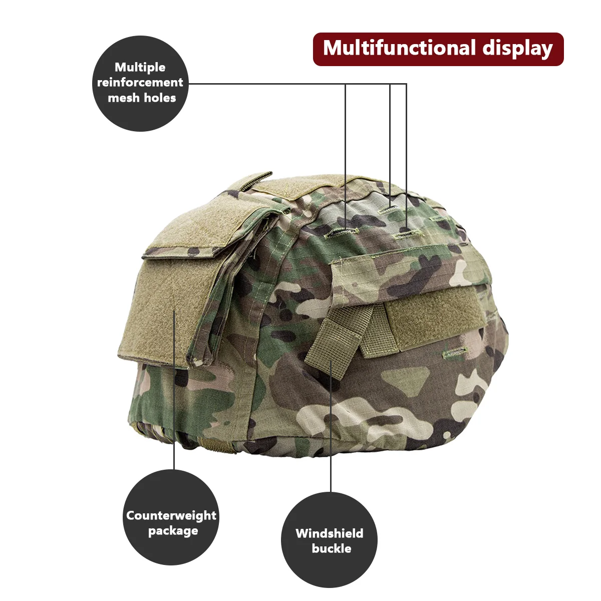 ฝาครอบลายพรางสำหรับหมวกกันน็อค - Hunting Outdoor Store บทวิจารณ์และราคา